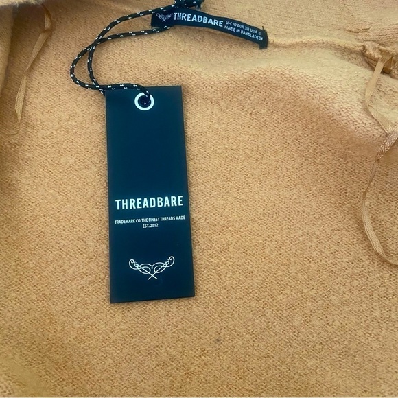 ASOS • Threadbare Longline Soft Camel Cardigan with Tie-belt and Pockets Sz 6NWT - Picture 8 of 10